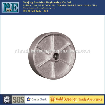 Made in china custom casting iron cast wheel for auto parts